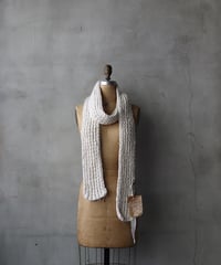 Cavalier Meiko Takahashi / Natural fabric scarf / Thick / Me-26005