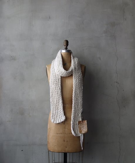 Cavalier Meiko Takahashi / Natural fabric scarf / Thick / Me-26005