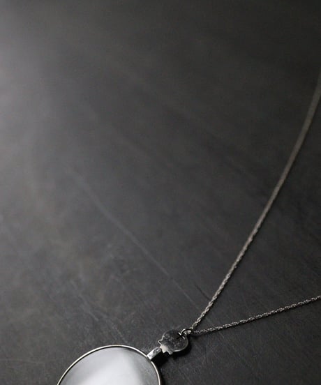 Euro select ユーロセレクト/ Antique Silver Loupe Necklaceネックレス / eu-26009