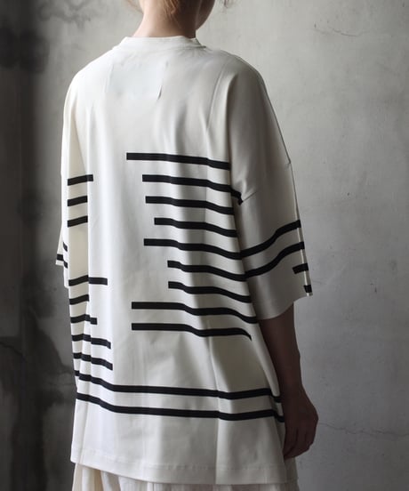 Dulcamaraドゥルカマラ / グリッチボーダーT UNISEX / dl-26014(D226-T1279)