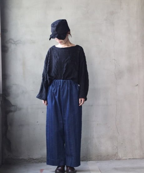 cavane キャヴァネ / Wide TrousersⅡ ST-Denim パンツ/ ca-26148