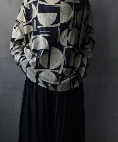 cavane キャヴァネ / Tunic long-sleeve Cotton100シャツ / ca-26119