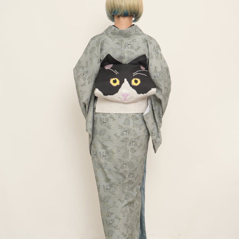 I love cat名古屋帯 ハチワレ 受注 | highcaloryotome