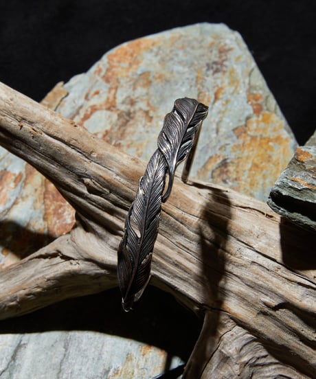 HARIM ハリム / Double Feather Bangle SILVER / HRA034SV