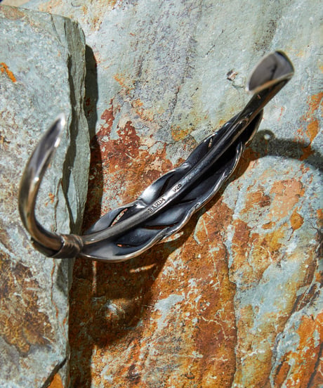 HARIM ハリム / Owl feather bangle SILVER / HRA023SV