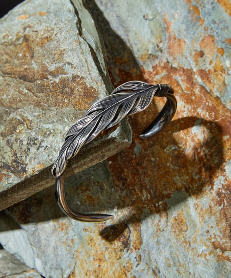 HARIM ハリム / Owl feather bangle SILVER / HRA023SV