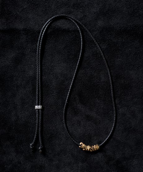 HARIM ハリム / ROCK BEADS NECKLACE K18coating / HRP103 G