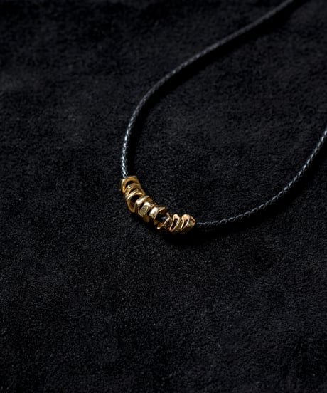 HARIM ハリム / ROCK BEADS NECKLACE K18coating / HRP103 G