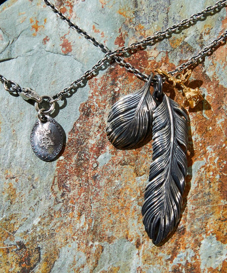 HARIM ハリム / Leef Feather with Golden rose / HRP021rose