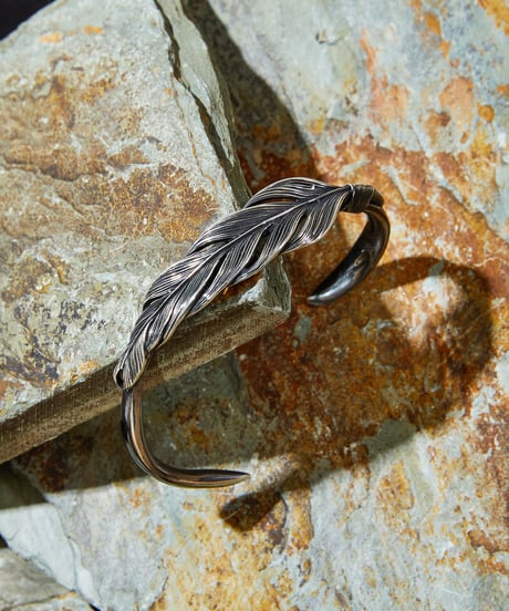 HARIM ハリム / Owl feather bangle SILVER / HRA023SV