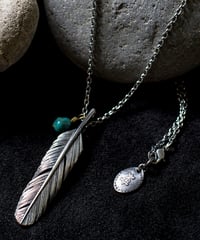 【B'z 稲葉浩志さん着用】HARIM ハリム / FEATHER CENTER S フェザー センター ネックレス / HRP120ox
