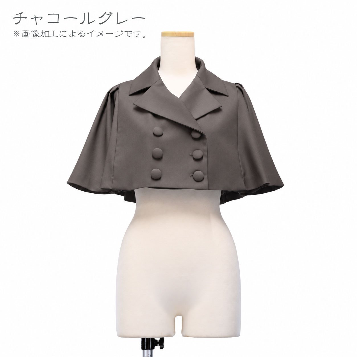 ○予約○クラシカルテーラードケープ | Sheglit MiDiom online store