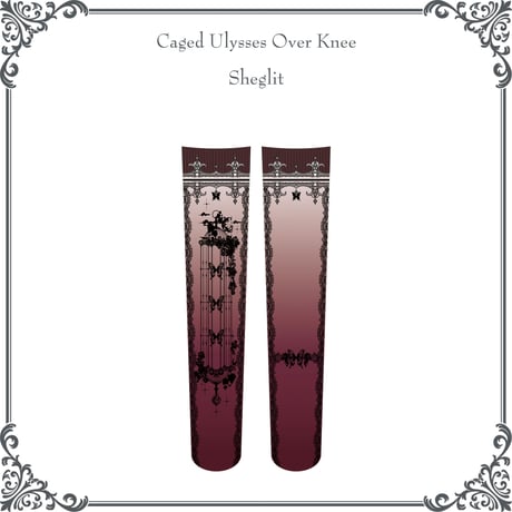 Caged Ulysses Over Knee／ボルドー