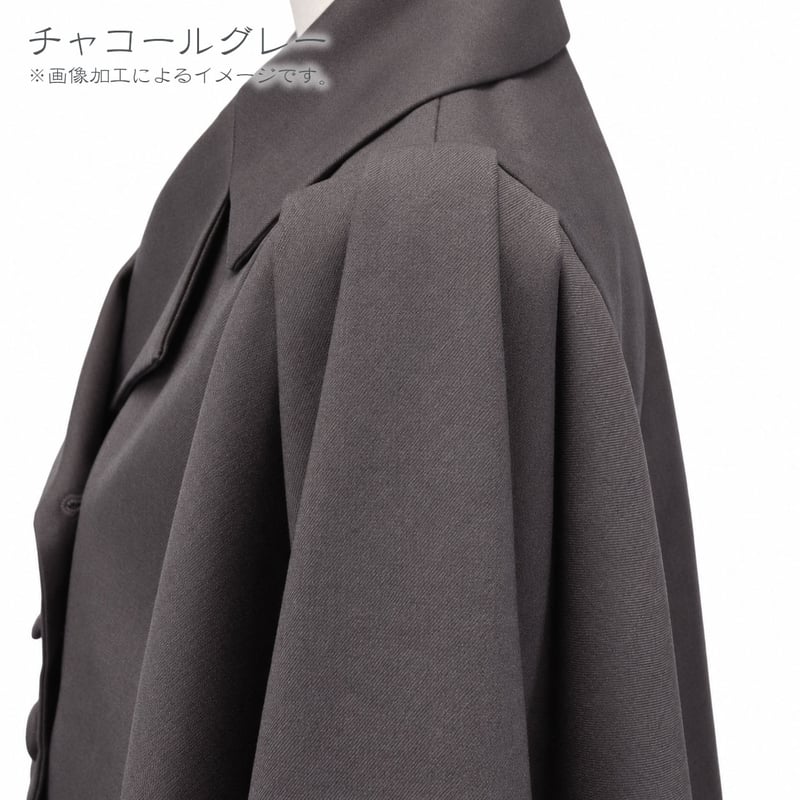 ○予約○クラシカルテーラードケープ | Sheglit MiDiom online store