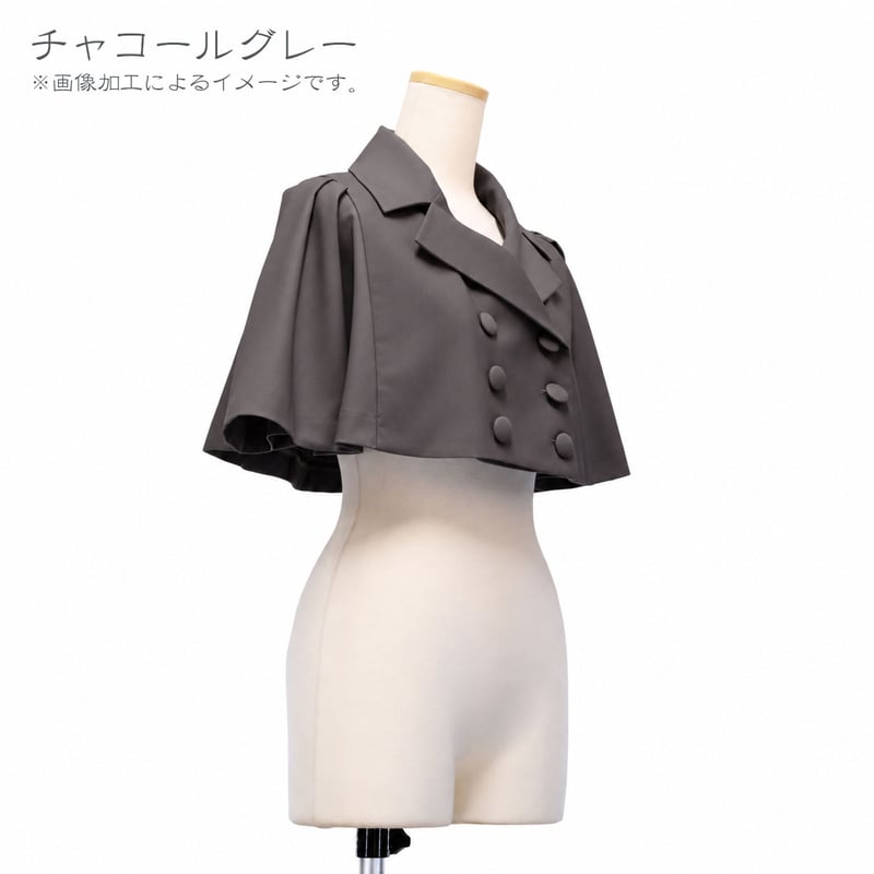 ○予約○クラシカルテーラードケープ | Sheglit MiDiom online store
