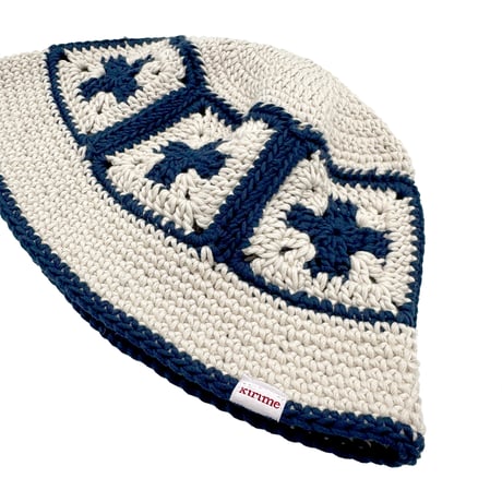Doc Knitting Hat <L.Beige x Navy>