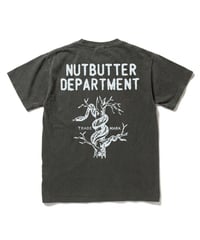 DEPARTMENT ロゴ 6.1オンス ガーメントダイ Tシャツ ブラック
