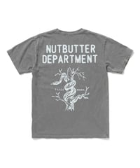 DEPARTMENT ロゴ 6.1オンス ガーメントダイ Tシャツ グレー