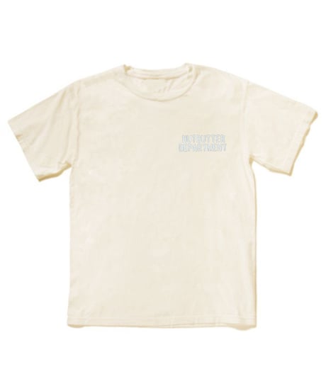 DEPARTMENT ロゴ 6.1オンス ガーメントダイ Tシャツ アイボリー