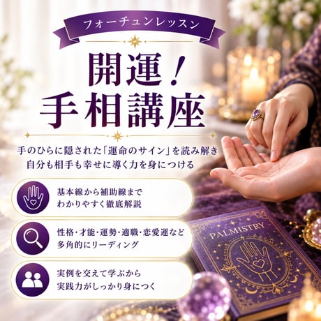 開運！手相講座（初級編）