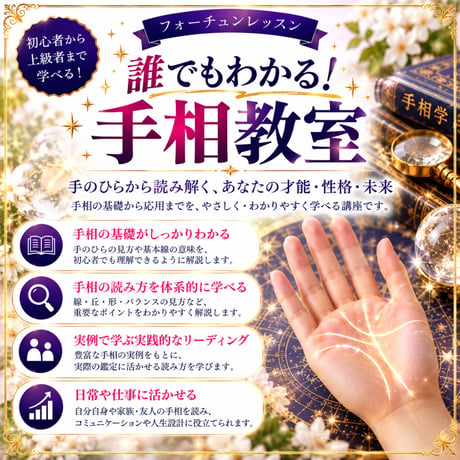 誰でもわかる！手相教室（応用科）