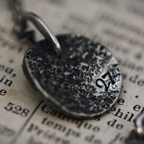 【予約/期間限定】2027LIMITED PLATE PENDANT LARGE 【HLMP27-L OX 】