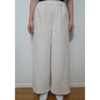 FLEECE FIRE PANTS   /  262-AP025  /  WHITE