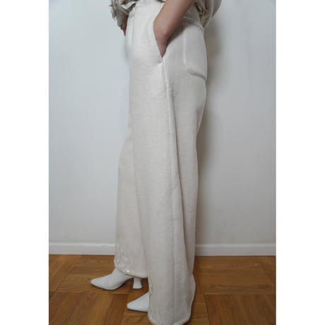 FLEECE FIRE PANTS   /  262-AP025  /  WHITE