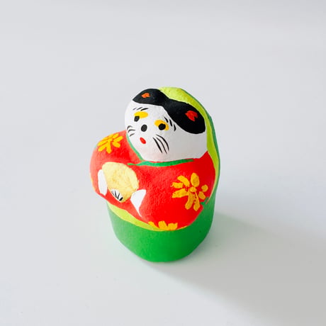 habotan ／ 土人形（普) ｜秋の招き猫