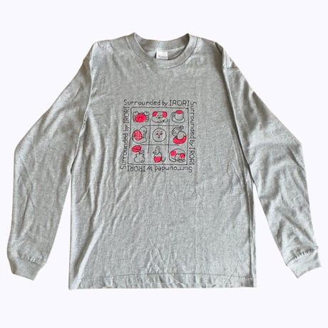 死後くん ／ Surrounded by IRORI ロングTシャツ