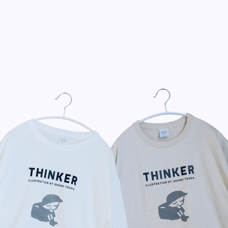 津田周平 × 83 ／ THINKER TEE ビッグシルエット