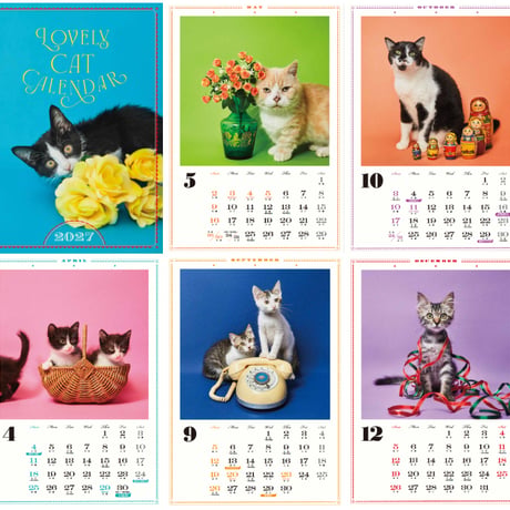 ポルカ社 ／ Lovely CAT Calendar 2027