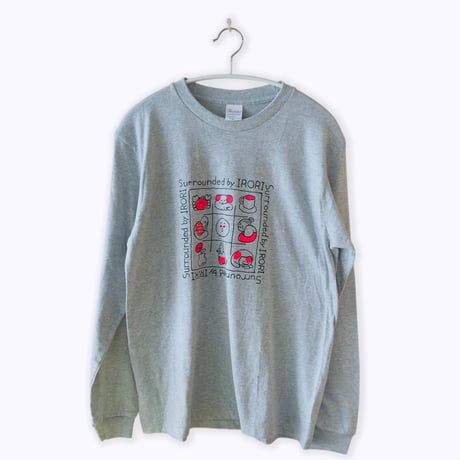 死後くん ／ Surrounded by IRORI ロングTシャツ