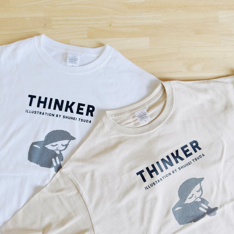 津田周平 × 83 ／ THINKER TEE ビッグシルエット | はちみせ （83）
