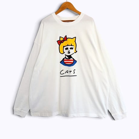 堀本勇樹 ／ 「CATS」ビッグシルエットロングスリーブTシャツ