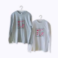 死後くん ／ Surrounded by IRORI ロングTシャツ