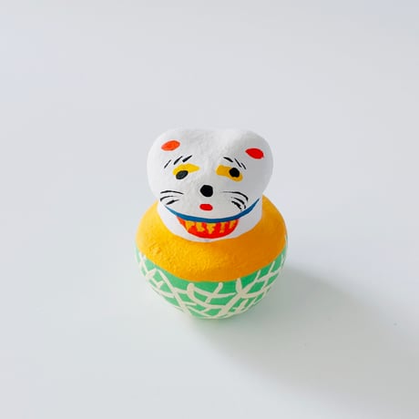 habotan ／ 土人形（普) ｜招き猫
