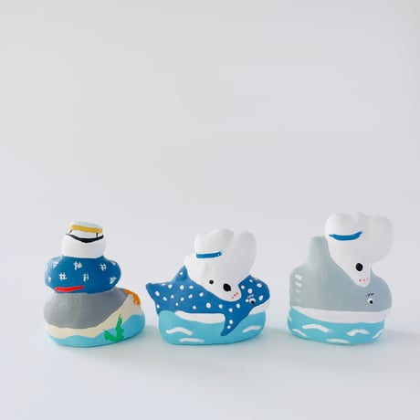 habotan ／ 土人形（大) ｜海