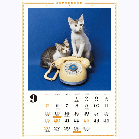 ポルカ社 ／ Lovely CAT Calendar 2027