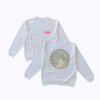 NASA MOON スウェット WHITE（Glow)