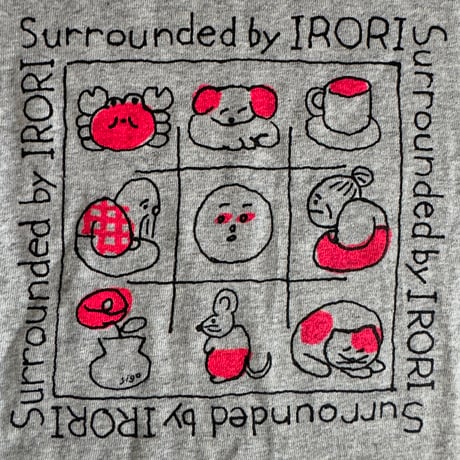 死後くん ／ Surrounded by IRORI ロングTシャツ