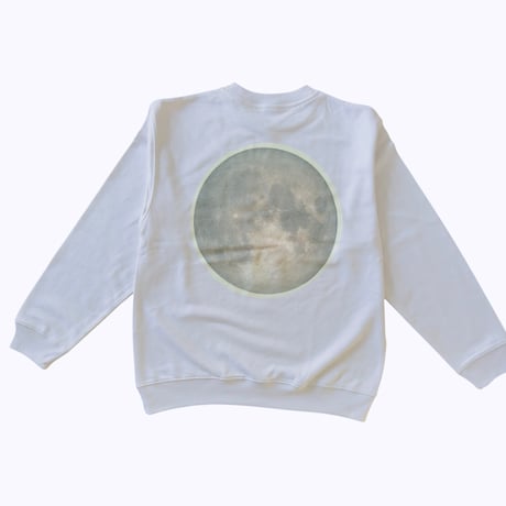 NASA MOON スウェット WHITE（Glow)
