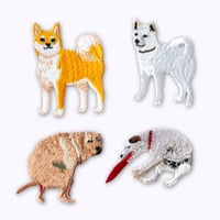 刺繍ワッペン｜犬大集合