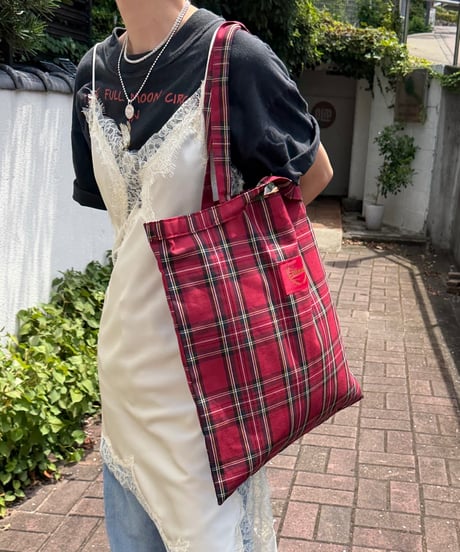 【公式限定】「ときめき赤タータン」Matinee 2way Bag