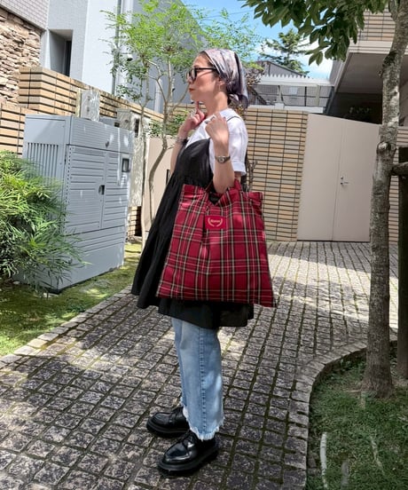 【公式限定】「ときめき赤タータン」Matinee 2way Bag