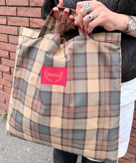 【公式限定】「珈琲チェック」Matinee 2way Bag