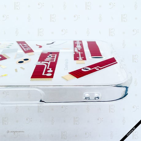 【受注生産】クリアiPhoneケース［ファゴット］
