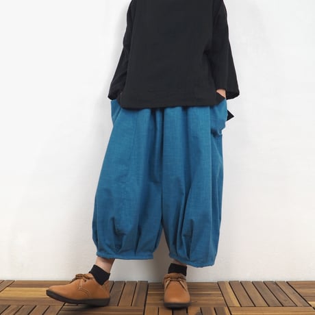 Furusuバルーンパンツ（木綿 薄藍）【受注生産対応】