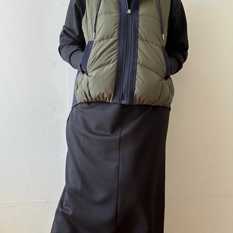 ニットテープボンディング切替ダウンVEST