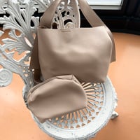 ポーチセットソフトハンドバッグ